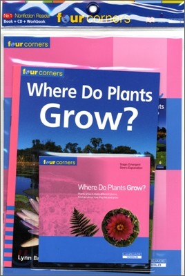 Four Corners Emergent #39 : Where Do Plants Grow? (Book+CD+Workbook)