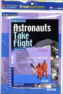 Four Corners Middle Primary A #65 : Astronauts Take Flight (Book+CD+Workbook)