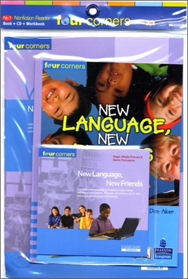 Four Corners Middle Primary A #73 : New Language, New Friends (Book+CD+Workbook)