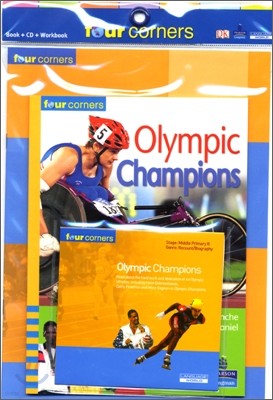 Four Corners Middle Primary B #94 : Olympic Champions (Book+CD+Workbook)
