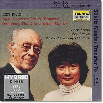 Rudolf Serkin / Seiji Ozawa 亥: ǾƳ ְ 5 `Ȳ`,  5 (Beethoven: Emperor Concerto, Symphony No. 5)