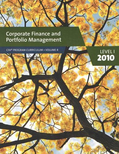 corporate finance and portfolio management  (1~6권)/ level 1/ 2010