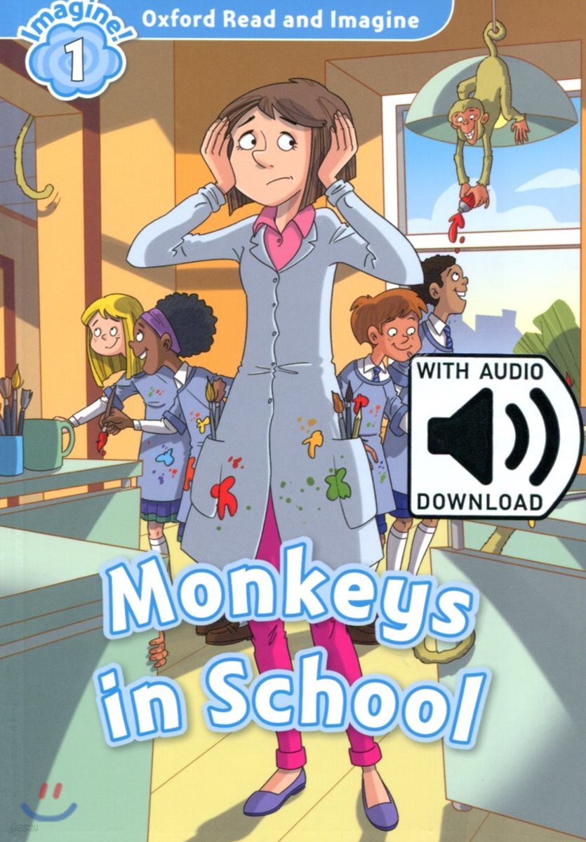 Read and Imagine 1 : Monkeys in School (with MP3)