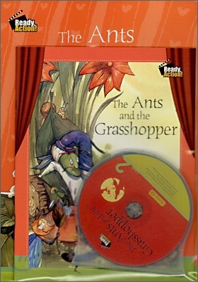Ready Action Level 2 : The Ants And The Grasshopper (Drama Book+Skills Book+CD)