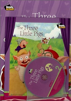 Ready Action Level 2 : The Three Little Pigs (Drama Book+Skills Book+CD)