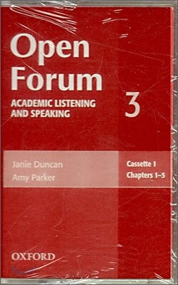 Open Forum 3 : Audio Cassette (Academic Listening and Speaking)