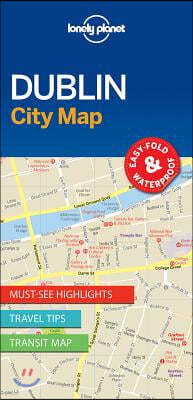 Lonely Planet Dublin City Map