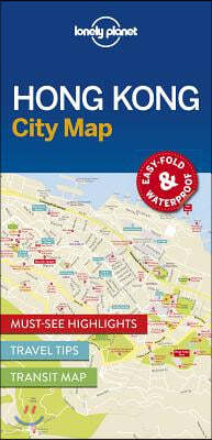 Lonely Planet Hong Kong City Map