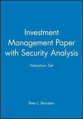 Investment Management Paper with Security Analysis Valuation Set