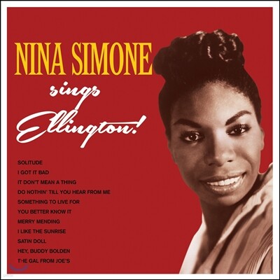 Nina Simone, Duke Ellington — Nina Simone (니나 시몬) - Sings Duke Ellington (싱즈 듀크 엘링턴) 앨범 커버