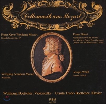 Wolfgang Boettcher Ʈ ÿ  - F.X.W. & W.A. Ʈ / ġ /  (Cellomusik Um Mozart - Franz Xaver Wolfgang Mozart / Franz Danzi / Joseph Wolfl)