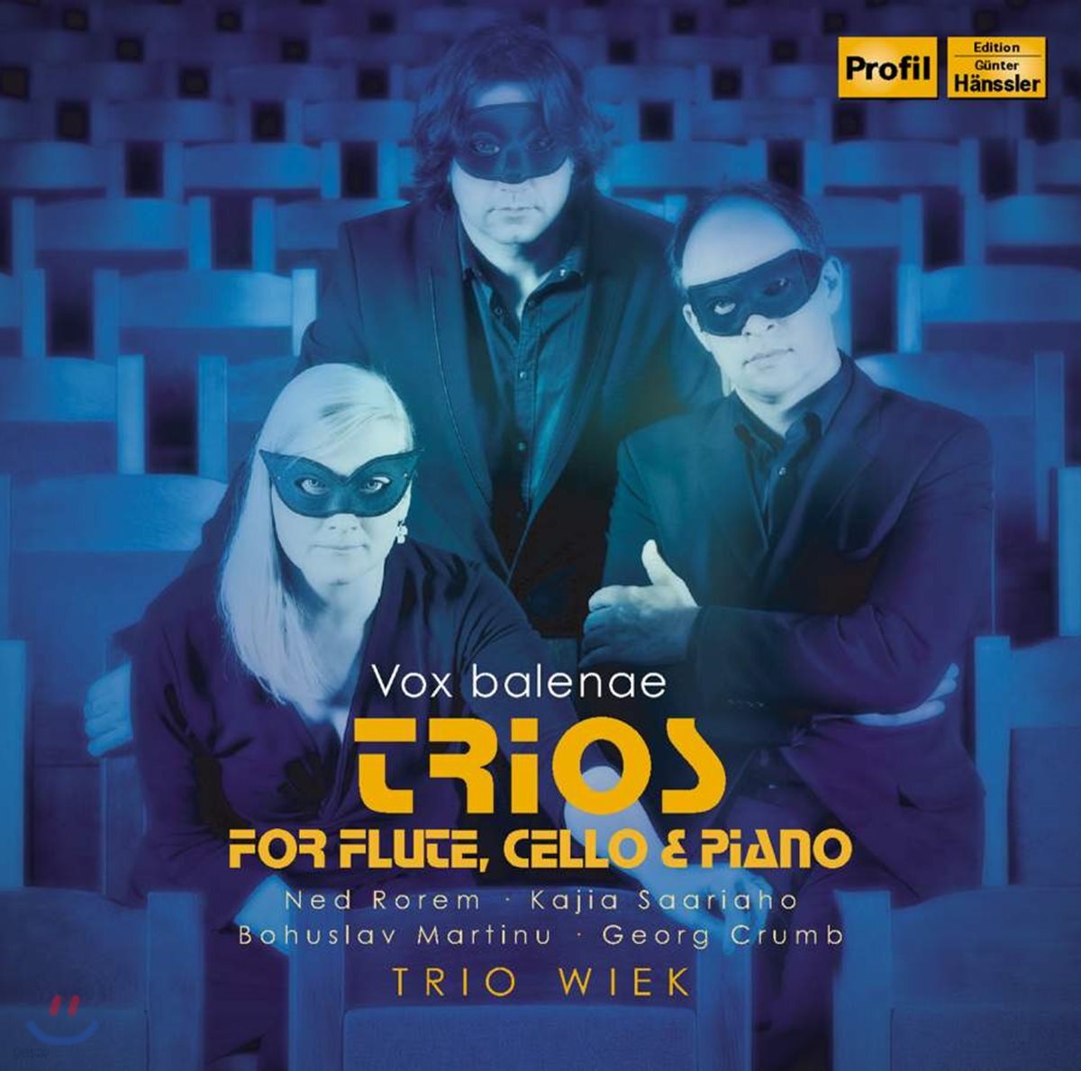 Trio Wiek 플루트, 첼로, 피아노를 위한 삼중주 (Vox Balenae - Ned Rorem / Kaija Saariaho / Bohuslav Martinu / George Crumb: Trios for Flute, Cello & Piano) 트리오 비크