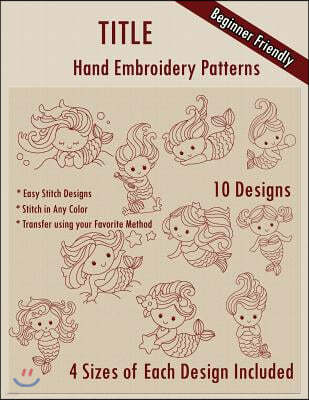 Cute Mermaids Hand Embroidery Patterns