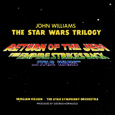 John Williams,Varujan Kojian — Star Wars Trilogy (Utah Symphony Orchestra)(스타워즈 3부작)(O.S.T.) 앨범 커버
