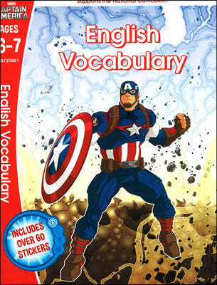 Captain America : English Vocabulary, Ages 6-7