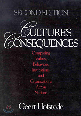 Cultures Consequences: Comparing Values, Behaviors, Institutions and Organizations Across Nations