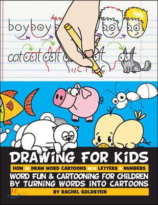 Drawing for Kids How to Draw Word Cartoons with Letters &amp; Numbers: Word ...