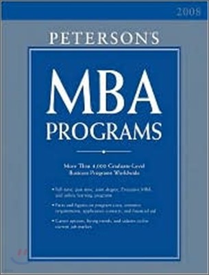 Peterson's MBA Programs 2008, 13/E