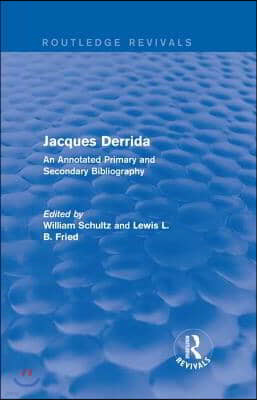 Jacques Derrida (Routledge Revivals)