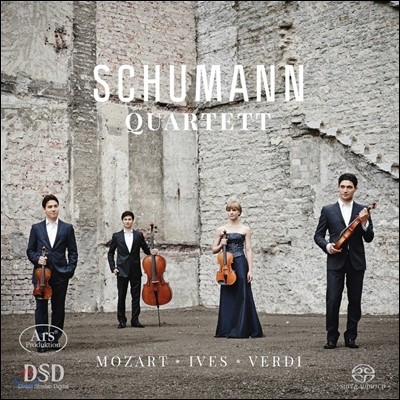 Schumann Quartett Ʈ /  ̺꽺 / :   (Mozart / Charles Ives / Verdi: String Quartets)  Ʈ ⸣