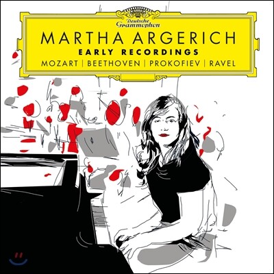 Martha Argerich, Ludwig van Beethoven, Wolfgang Amadeus Mozart, Maurice Ravel, Sergei Prokofiev — 마르타 아르헤리치 1960년 미발매 방송녹음 - 모차르트 / 베토벤 / 프로코피에프 / 라벨 (Martha Argerich Early Recordings - Mozart / Beethoven / Prokofiev / Ravel) 앨범 커버