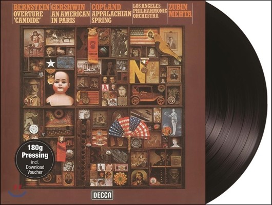 Zubin Mehta Ÿ: Ĳ  / Ž: ĸ Ƹ޸ĭ / ÷: ȶġ  (Bernstein: Candide / Gershwin: An American in Paris / Copland: Appalachian Spring)[LP]
