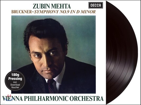 Wiener Philharmoniker, Zubin Mehta, Anton Bruckner — Zubin Mehta 브루크너: 교향곡 9번 앨범 커버