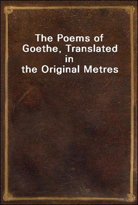The Poems of Goethe, Translated in the Original Metres
