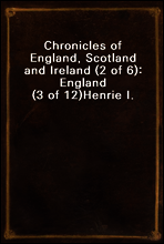 Chronicles of England, Scotland and Ireland (2 of 6)