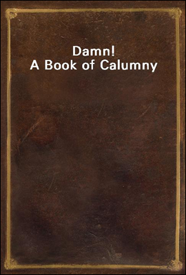 Damn! A Book of Calumny