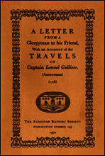 A Letter From a Clergyman to his Friend,
with an Account of the Travels of Captain Lemuel Gulliver