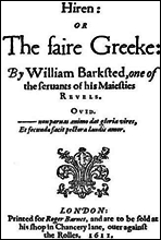 Seven Minor Epics of the English Renaissance (1596-1624)