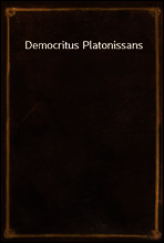 Democritus Platonissans