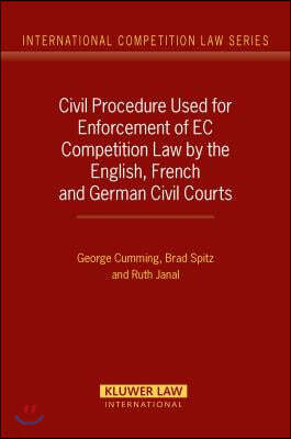 Civil Procedure Used for Enforcement of EC Competition Law by the English, French and German Civil Courts