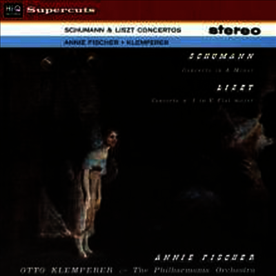 Annie Fischer,Otto Klemperer — 슈만, 리스트: 피아노 협주곡 (Schumann, Liszt: Piano Concertos) - Annie Fischer 앨범 커버