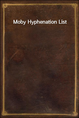 Moby Hyphenation List