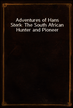 Adventures of Hans Sterk