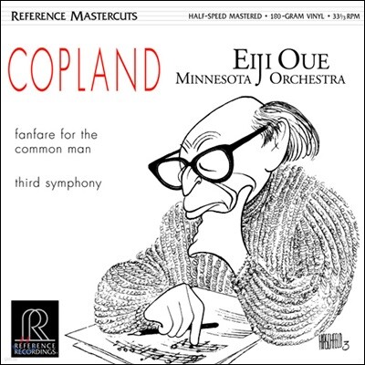 Eiji Oue 코플랜드: 보통 사람을 위한 팡파레, 교향곡 3번 (Aaron Copland: Fanfare for the Common Man, Third Symphony) [LP]