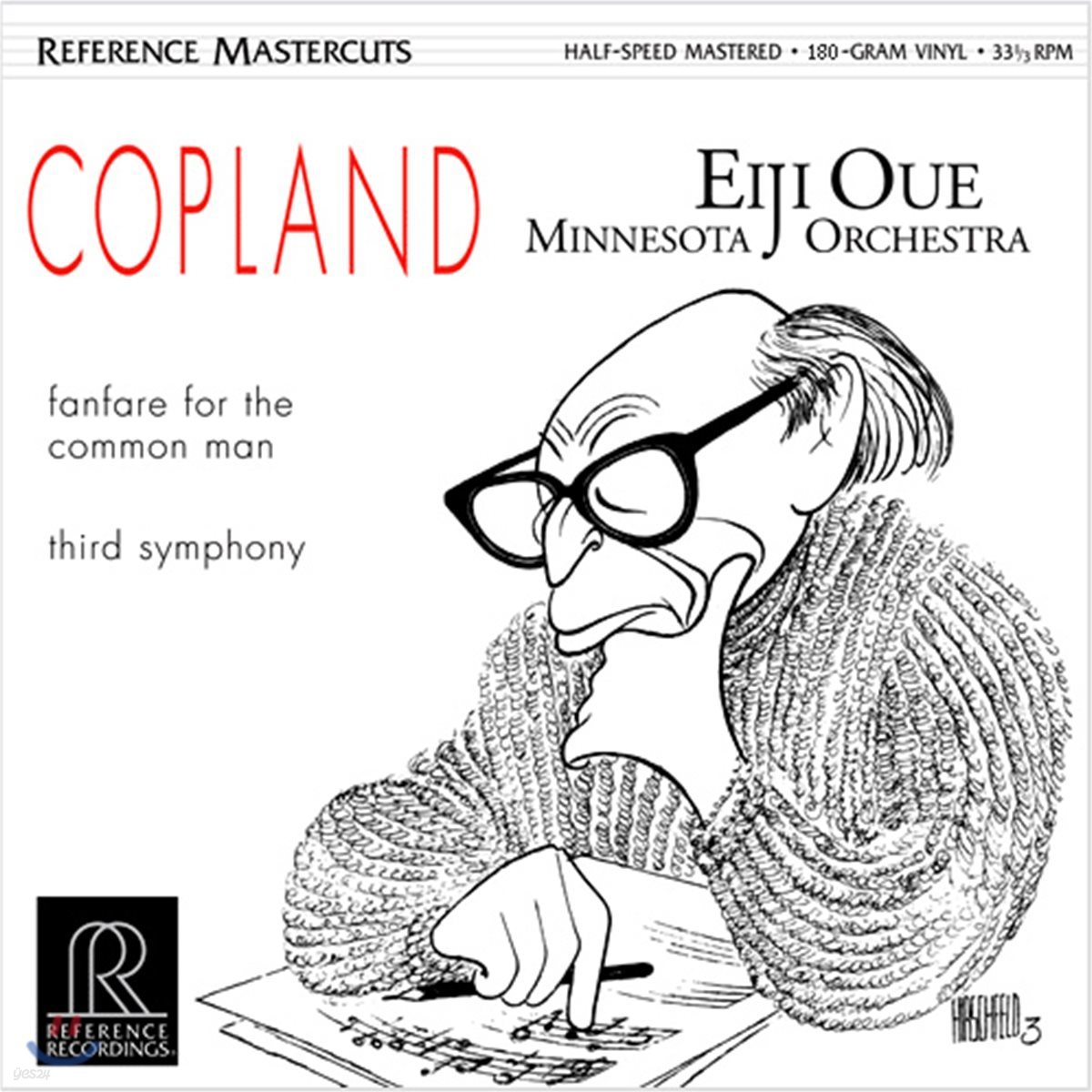 Eiji Oue 코플랜드: 보통 사람을 위한 팡파레, 교향곡 3번 (Aaron Copland: Fanfare for the Common Man, Third Symphony) [LP]