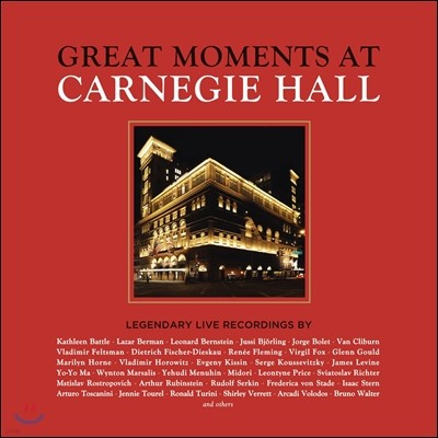 īױ Ȧ  125ֳ  Ȳ ٹ (Great Moments at Carnegie Hall - Selected Highlights From 125 Years of Performance History)