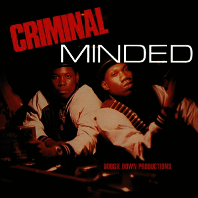 Boogie Down Productions — Criminal Minded 앨범 커버