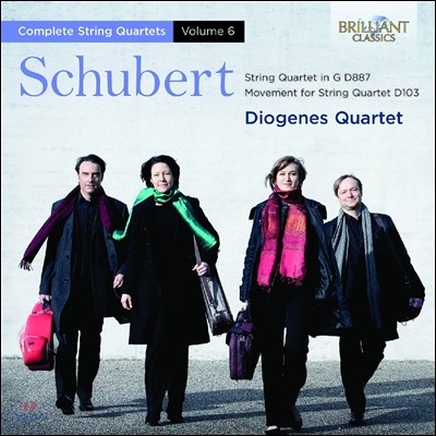 Diogenes Quartet Ʈ:   6 (Schubert: String Quartet D887, Movement for String Quartet D103) ׽ 