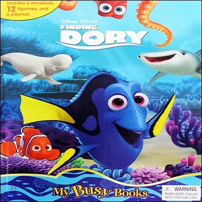 Disney Finding Dory My Busy Book 디즈니 픽사 도리를 찾아서 비지북 피규어 책