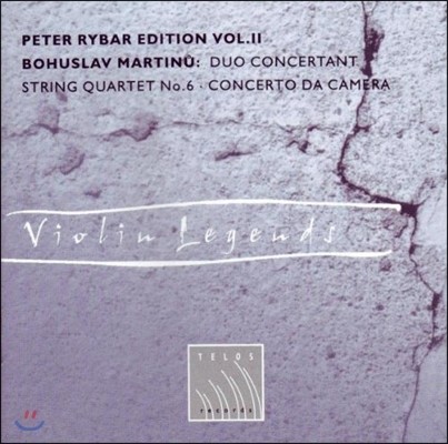 Peter Rybar  ̹  2 - Ƽ:  üźƮ,   6, ü  ī޶ (Martinu: Duo Concertant, String Quartet, Concerto da Camera)