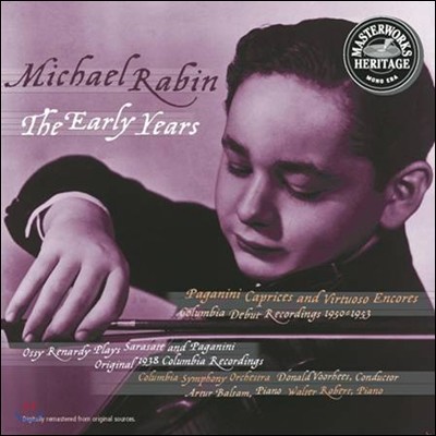 마이클 래빈 초기 레코딩 - 파가니니 / 크라이슬러 / 사라사테 / 드보르작 (Michael Rabin - The Early Years: Paganini / Kreisler / Sarasate / Dvorak)