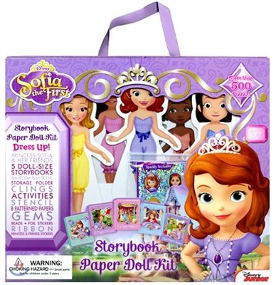 Sofia the First Storybook Paper Doll Kit Dress Up!