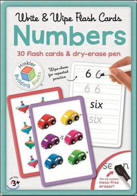 Write And Wipe Flash Cards Numbers