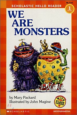 Scholastic Hello Reader Level 1-19 : We Are Monsters (Book+CD Set)