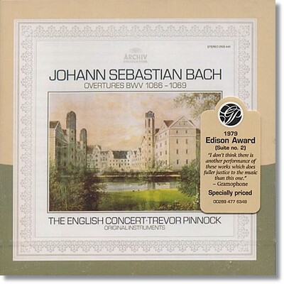 Trevor pinnock 바흐: 관현악 모음곡 전곡 (Bach: Overtures BWV1066-1069) 트레버 피노크
