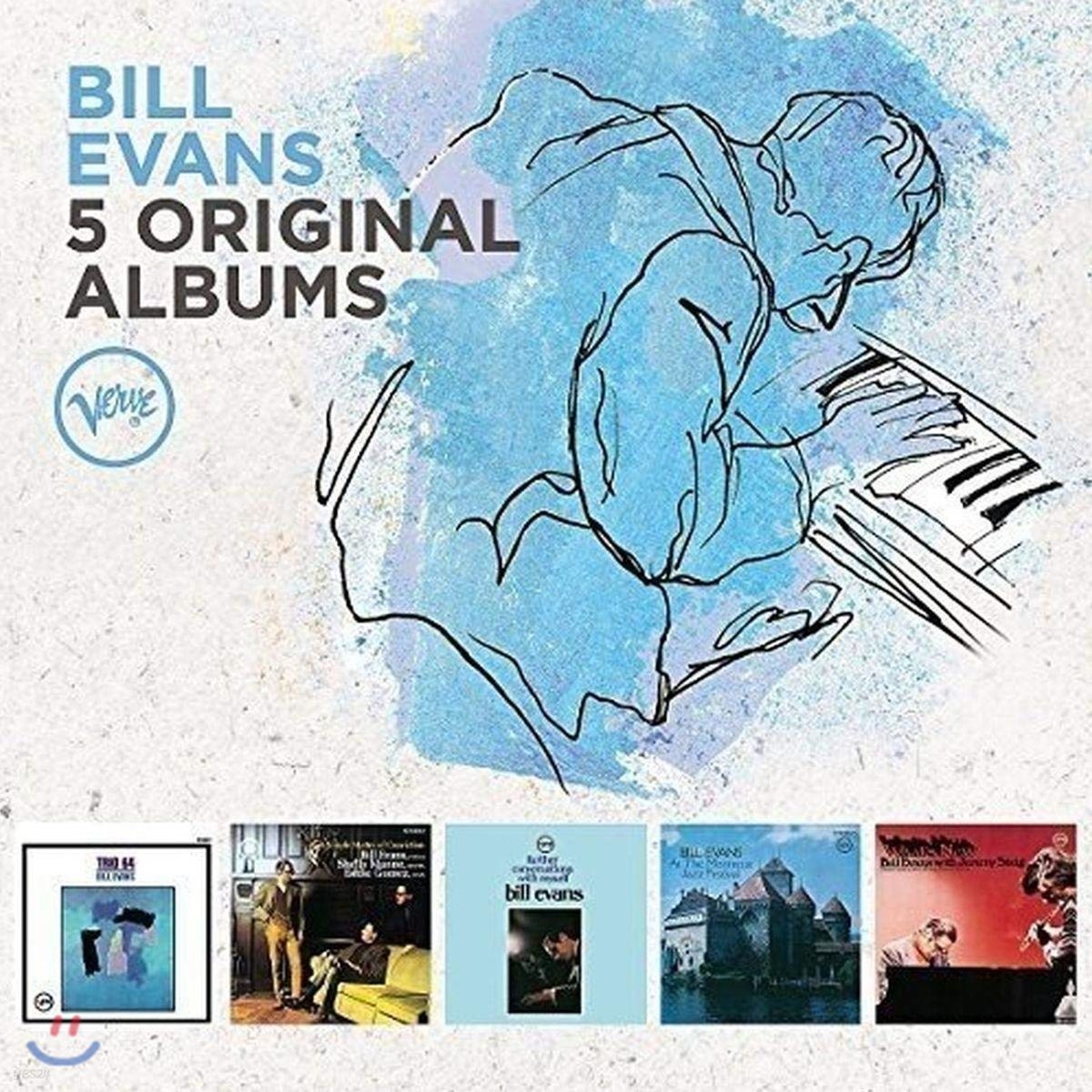 Bill Evans - 5 Original Albums with Full Original Artwork 빌 에반스 오리지널 앨범 5CD 박스세트